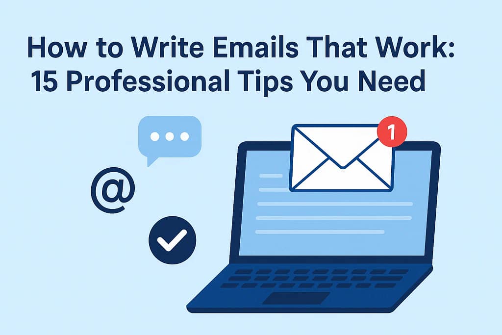 how to write professional emails